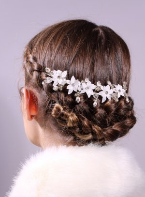 Handmade Pearl Crystal Couronne Mariée Bijoux de cheveux Mariage Diadèmes strass W _ HG 
