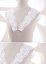bretelles robe de mariée blanc