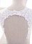 Bretelles pour robe de mariée blanche perlé avec dos fermé.