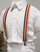 ceinture habillée et bretelles enfant multicolor
