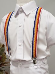 ceinture habillée et bretelles enfant multicolor