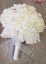 bouquet de mariée artificiel blanc