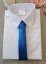 Chemise + cravate enfant bleu roy  noeud à faire