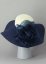 chapeaux de cérémonie femme bleu marine