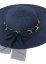 chapeaux de cérémonie femme bleu marine