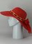 chapeaux de cérémonie femme rouge