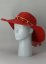 chapeaux de cérémonie femme rouge