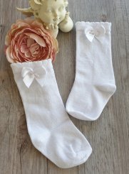 collants chaussettes habillés fille blanc