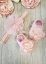 Chaussettes effet chaussons et bandeau vieux rose pour cérémonie bébé fille rose poudre