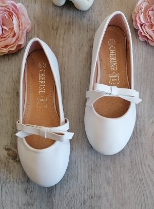 Boutique-Magique Chaussures bébé Fille Blanches baptême Mariage