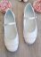 chaussures cérémonie communion blanche avec lanière