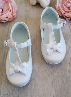 Boutique-Magique Chaussures bébé Fille Blanches baptême Mariage