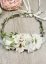 couronne de fleur coiffure cérémonie mariage femme ou enfant ivoire