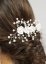 Peigne cheveux perles coiffure mariage cérémonie