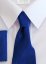 cravate enfant bleu royal avec pochette tissu satin
