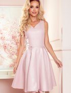 robe soirée courte femme rose