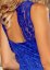 robe soirée longue femme bleu roy