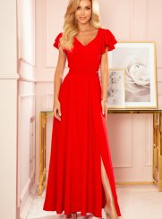 robe soirée longue femme rouge