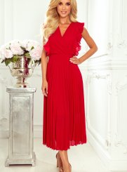 robe soirée longue femme rouge