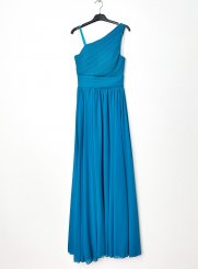robe soirée longue femme bleu turquoise