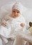 Robe crochet fillette bébé + bonnet