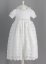 robe de baptême longue traditionnelle en crochet bébé fille