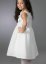 robe de communion blanc