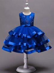 robe fille 2 - 16 ans bleu roy