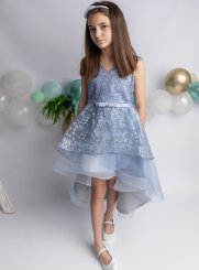 robe fille 2 - 16 ans bleu