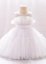 Robe cortège fillette / tenue de mariage pour princesse blanc ivoire