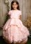 robe demoiselle d'honneur fille céleste rose robe mariage enfant pas chère