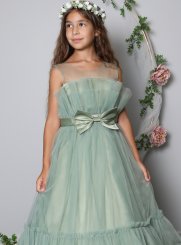 robe fille 2 - 16 ans vert
