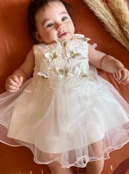 robe bébé 0 - 3 ans blanc