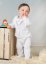 pyjama costume baptême blanc pour garçon
