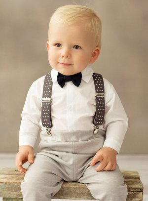 Bébé Garçon Gentleman Vêtements Ensemble, Enfant Mariage Baptême