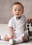 Costume bébé blanc pour baptême ou mariage