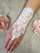 gants de communion blanc
