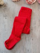 collants chaussettes habillés fille rouge