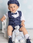 costume bébé 0 - 3 ans bleu marine
