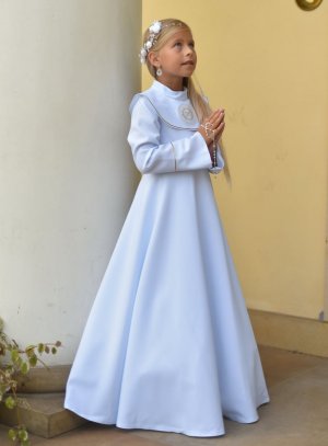 Aube de communion fille - aube robe élégante