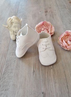 Chaussons souples bébé mixte - blanc, Chaussures
