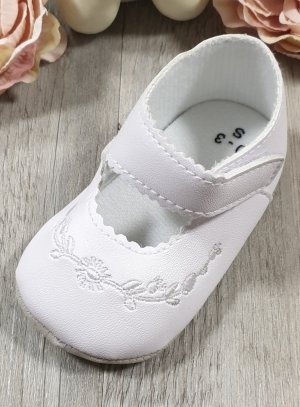 Chaussures souples bébé fille pour mariage ou baptême