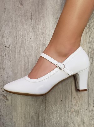 chaussure mariee boheme blanc