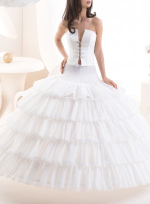 Jupon robe de mariée princesse volume blanc