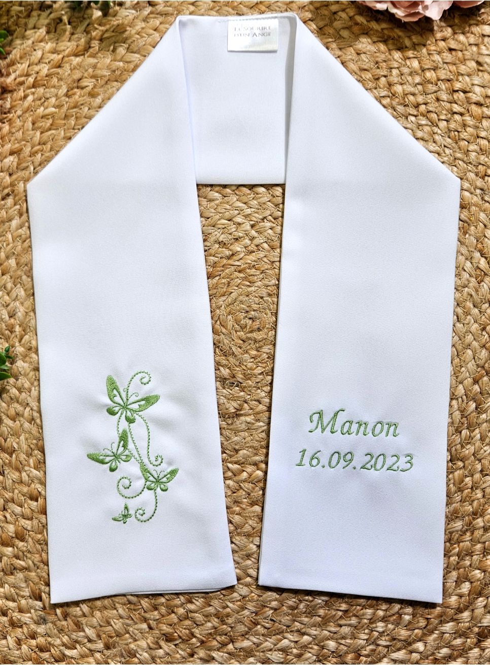 Artisanat de Bethleem – Petite crèche blanche – Mage arabe