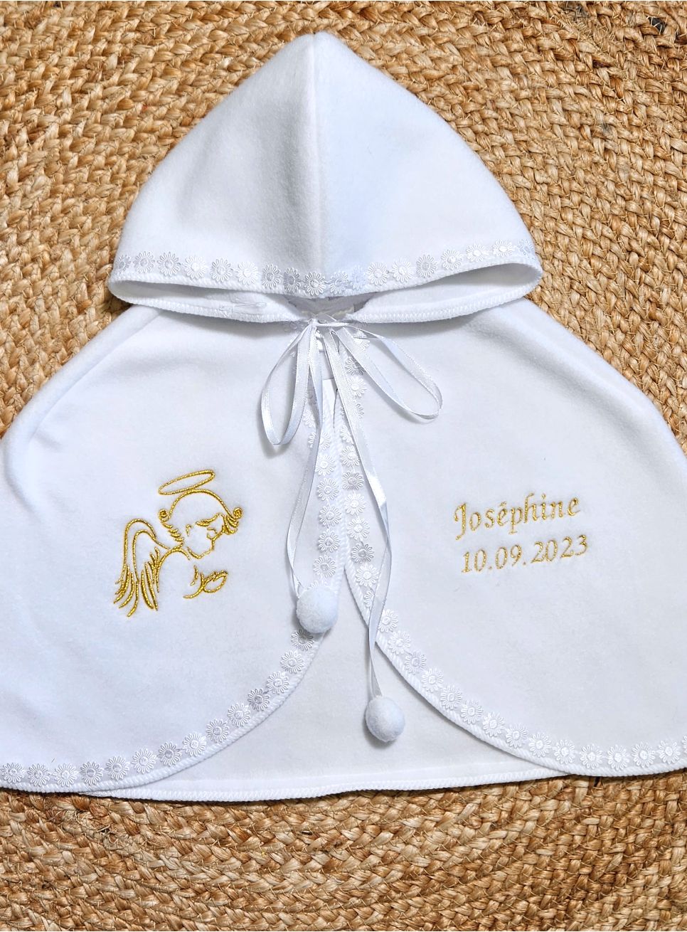PATRON ORIGINAL POUR LA POUPEE BLEUETTE "ROBE DE BAPTEME AVRIL 1921