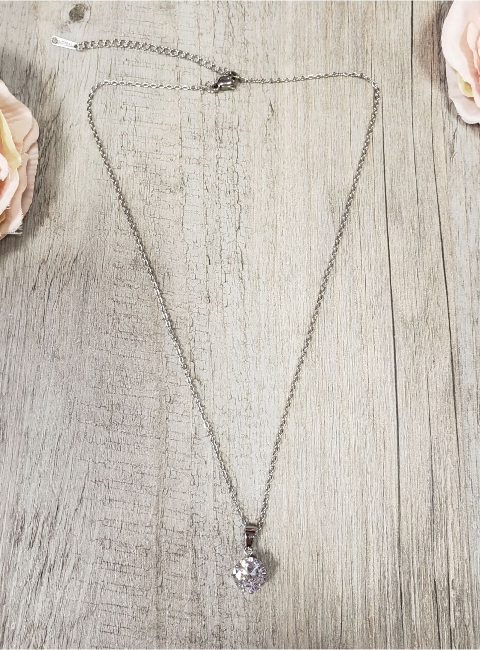 Pendentif maillons strass - Femme | MANGO France métropolitaine