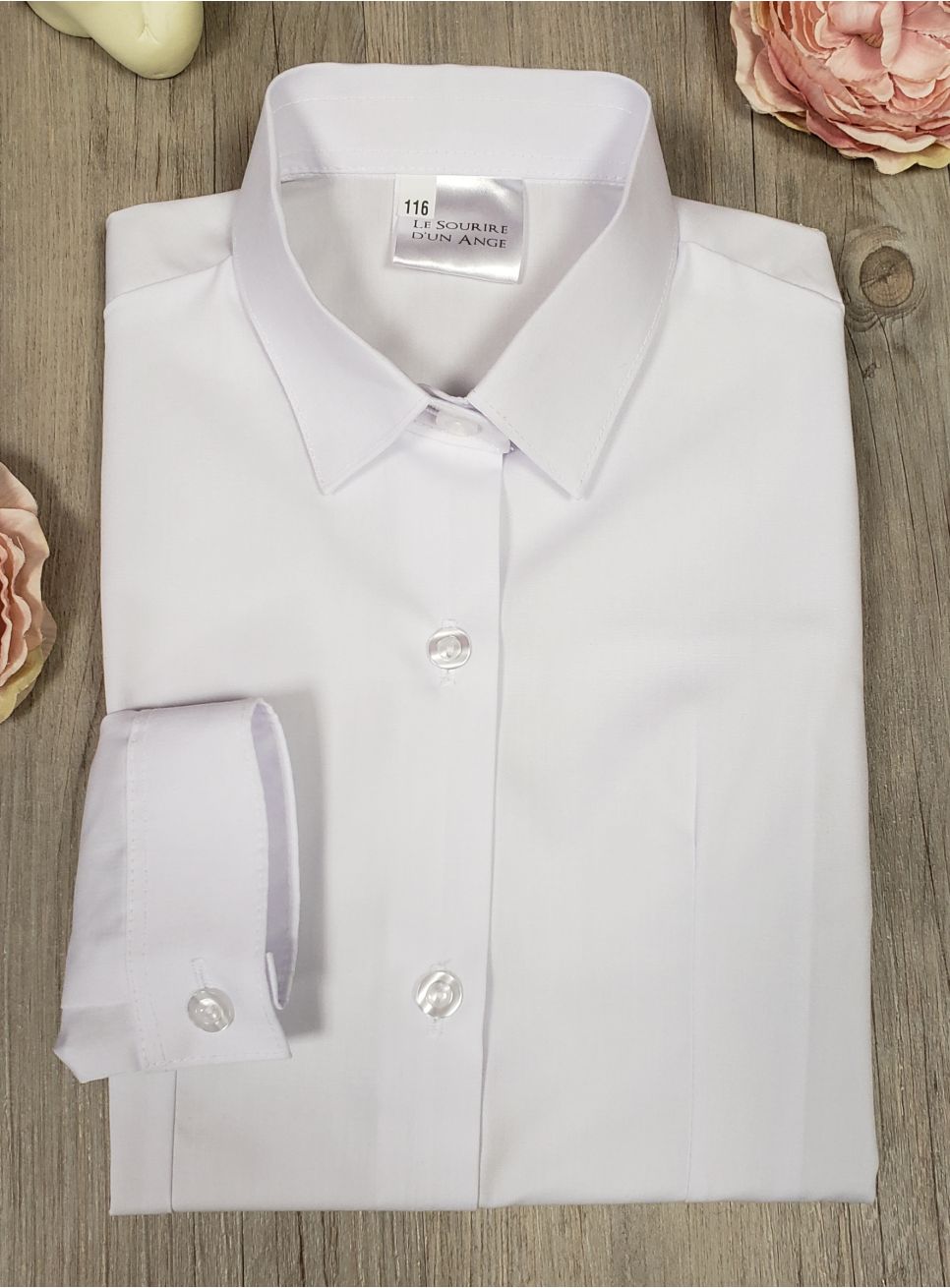 Chemise en lin à motif - Blanc/bleu/fleuri - FEMME | H&M BE