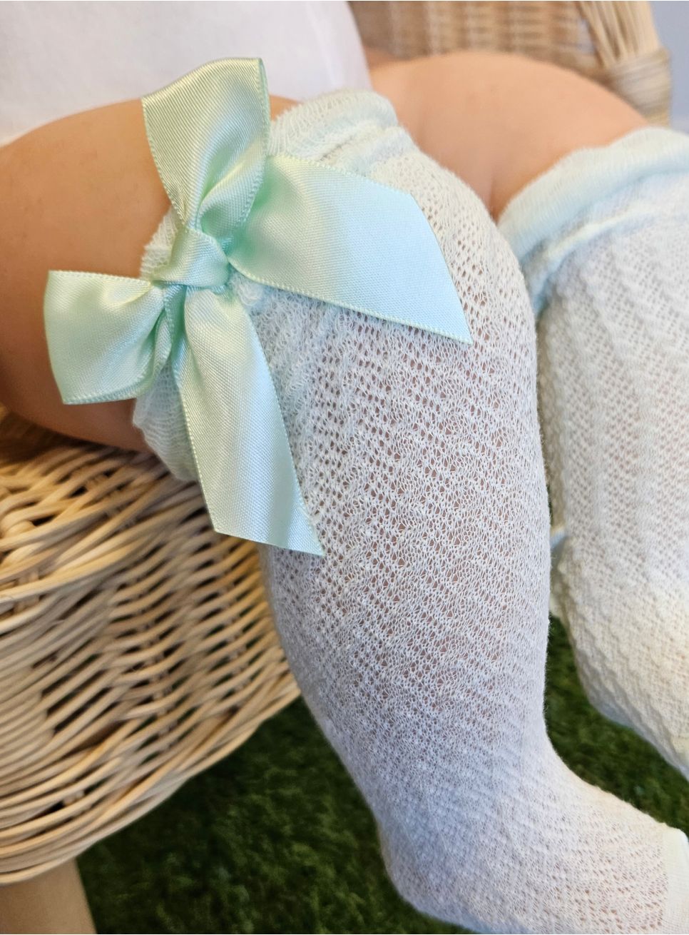 Chaussettes Hautes Fille Genoux - Taille 9-12 - Neuves Avec étiquettes