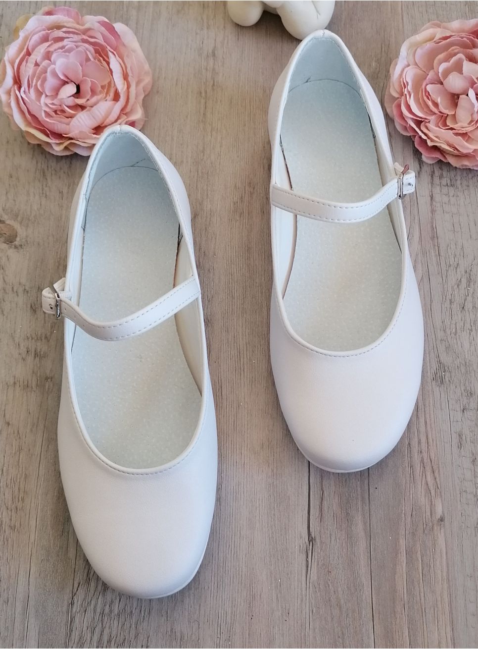 Ballerines Mocassins Roses à Semelle Blanche - Taille 40 - Coton - Occasion Très Bon état